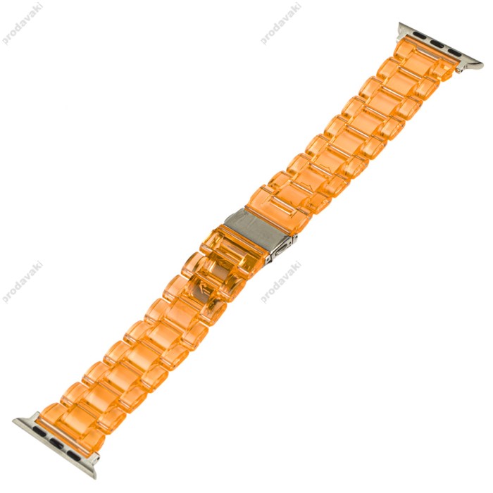 Ремінець для Apple Watch Candy band 42mm/44mm/45mm помаранчевий