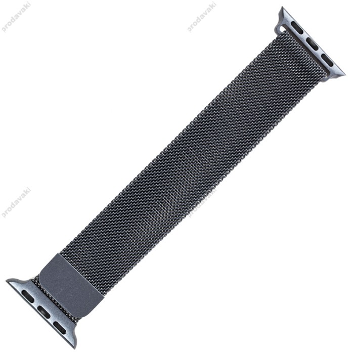 Ремінець для Apple Watch Milanese Loop 42mm / 44mm / 45mm сріблястий (OEM)