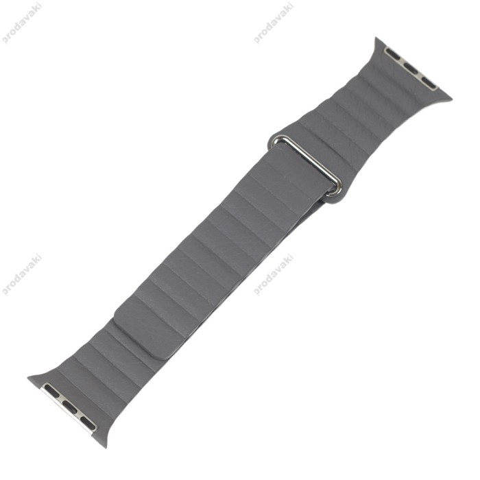 Ремінець для Apple Watch Leather Loop 38mm/40mm/41mm сірий