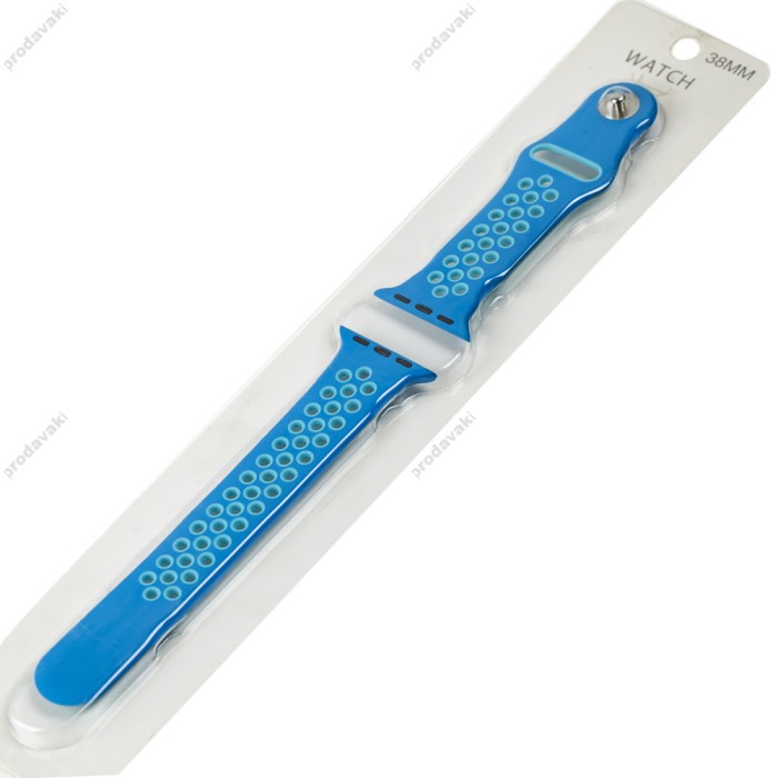 Ремешок для Apple Watch Sport Nike+ 38mm / 40mm / 41mm синий бирюзовый
