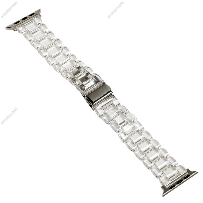 Ремінець для Apple Watch Candy band 42mm/44mm/45mm прозорий