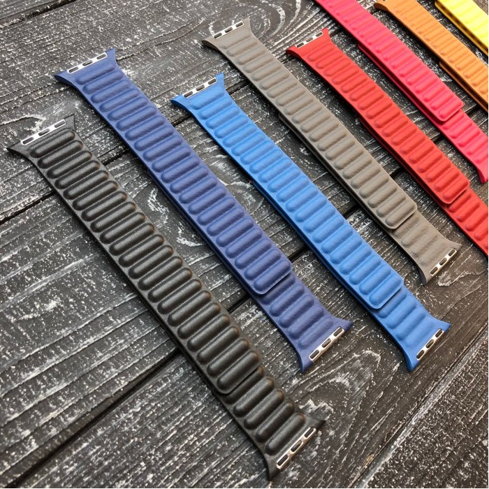 Ремінці Apple Watch Leather Link Magnet 38mm/40mm/41mm