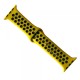 Силіконовий ремінець Nike 42mm/44mm/45mm для Apple Watch (Yellow-black)