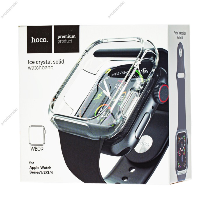 Ремінець для Apple Watch Hoco WB09 Ice crystal solid 42mm / 44mm / 45mm сірий