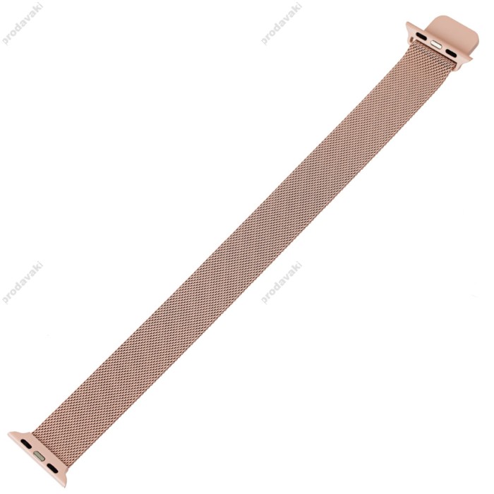 Ремінець для Apple Watch Milanese Loop 42mm/44mm/45mm рожевий пісок