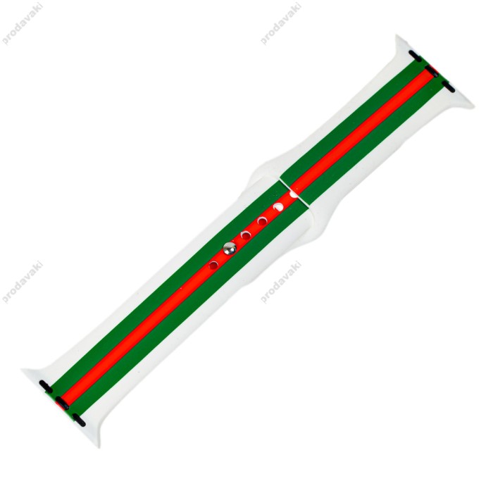 Ремінець Sport Band для Apple Watch 42mm / 44mm / 45mm gucci white