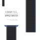 Нейлоновий ремінець Nylon loop 42mm/44mm/45mm для Apple Watch (Charcoal)