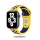 Силіконовий ремінець Nike 42mm/44mm/45mm для Apple Watch (Yellow-black)