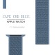 Нейлоновий ремінець Nylon loop 42mm/44mm/45mm для Apple Watch (Cape Cod Blue)
