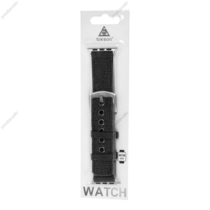 Ремінець для Apple Watch Bikson 38mm/40mm/41mm чорний