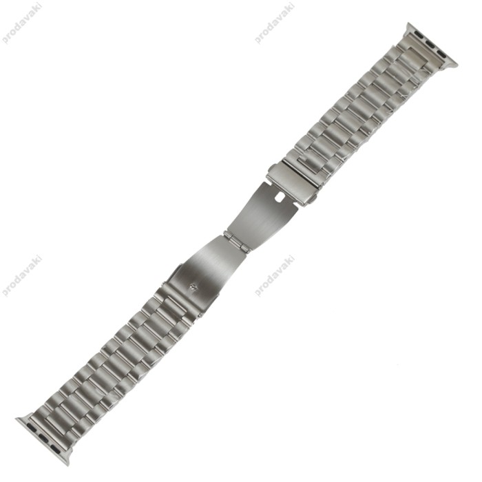 Ремінець для Apple Watch Steel 38mm / 40mm / 41mm сріблястий