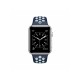 Ремінець для Apple Watch Sport Nike+ 38mm / 40mm / 41mm midnight blue white (синій з білим)