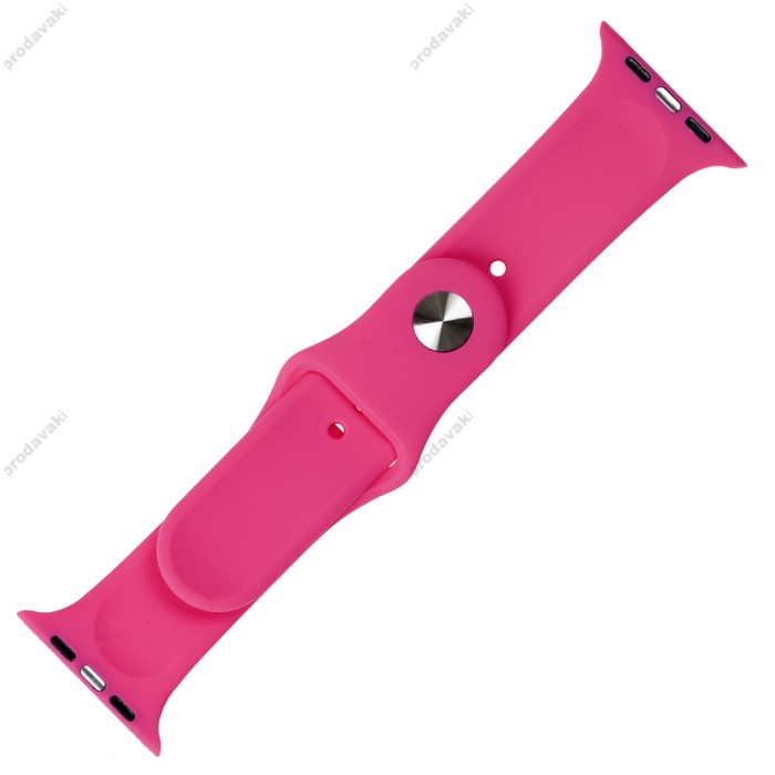 Ремінець Sport Band для Apple Watch 42mm / 44mm / 45mm яскраво-рожевий