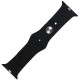 Ремінець Sport Band для Apple Watch 38mm / 40mm / 41mm off white black