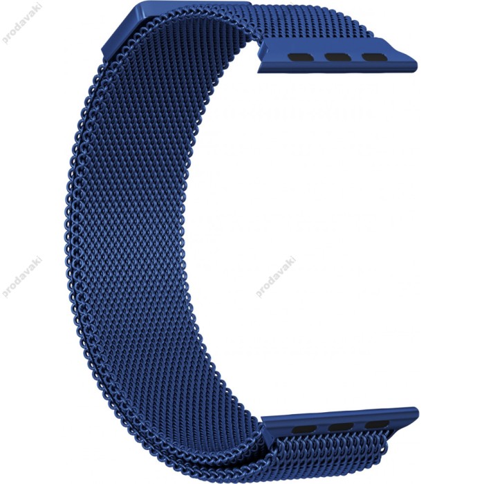 Ремінець Milanese Loop Blue для Apple Watch 42mm/44mm/45mm