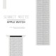 Нейлоновий ремінець Nylon loop 42mm/44mm/45mm для Apple Watch (White)