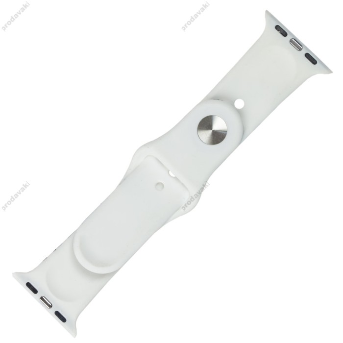 Ремінець Sport Band для Apple Watch 42mm / 44mm / 45mm off white white