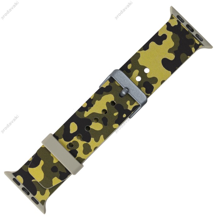 Ремінець Geometry style для Apple Watch 38mm / 40mm / 41mm khaki green