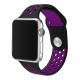 Ремешок для Apple Watch Sport Nike+ 38mm / 40mm / 41mm черно-фиолетовый