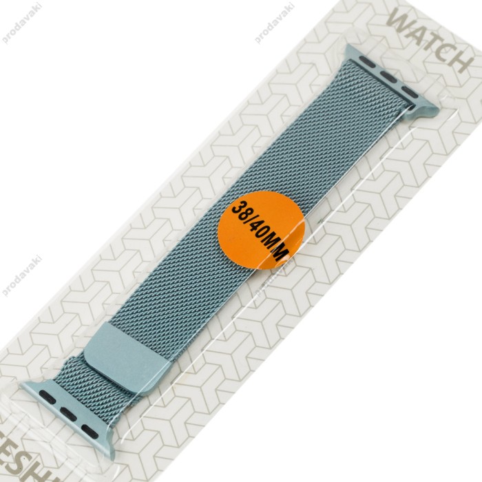 Ремінець для Apple Watch Milanese Loop 38mm / 40mm / 41mm бірюзовий