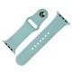 Ремінець для Apple Watch 42mm/44mm/45mm Band Silikone Two - Piece бірюзовий