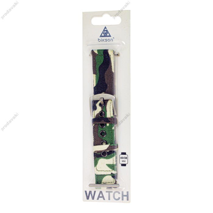 Ремінець для Apple Watch Bikson 38mm / 40mm / 41mm камуфляж