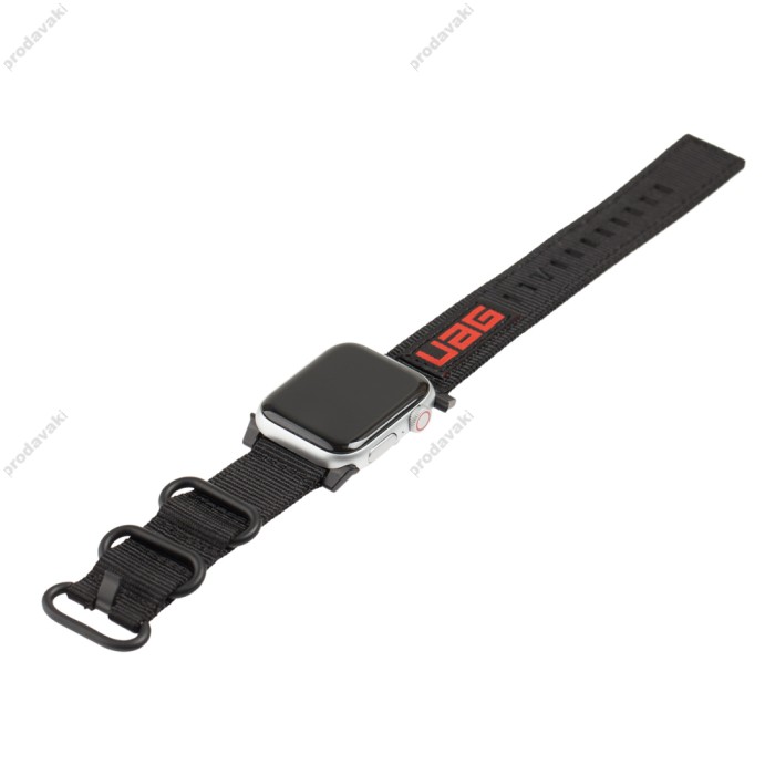 Ремінець для Apple Watch UAG Nylon Nato 42mm/44mm/45mm чорний