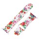 Ремінець Sport Band для Apple Watch 42mm / 44mm / 45mm white flowers