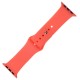 Ремінець для Apple Watch 42mm/44mm/45mm Band Silikone Two - Piece яскраво червоний