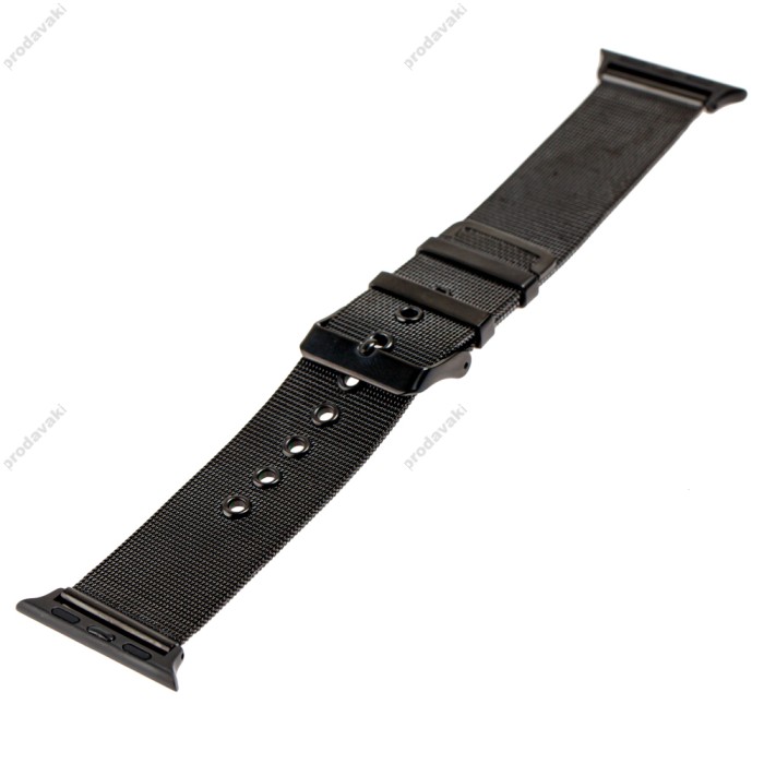 Ремінець для Apple Watch Mesh steel 38mm/40mm/41mm чорний
