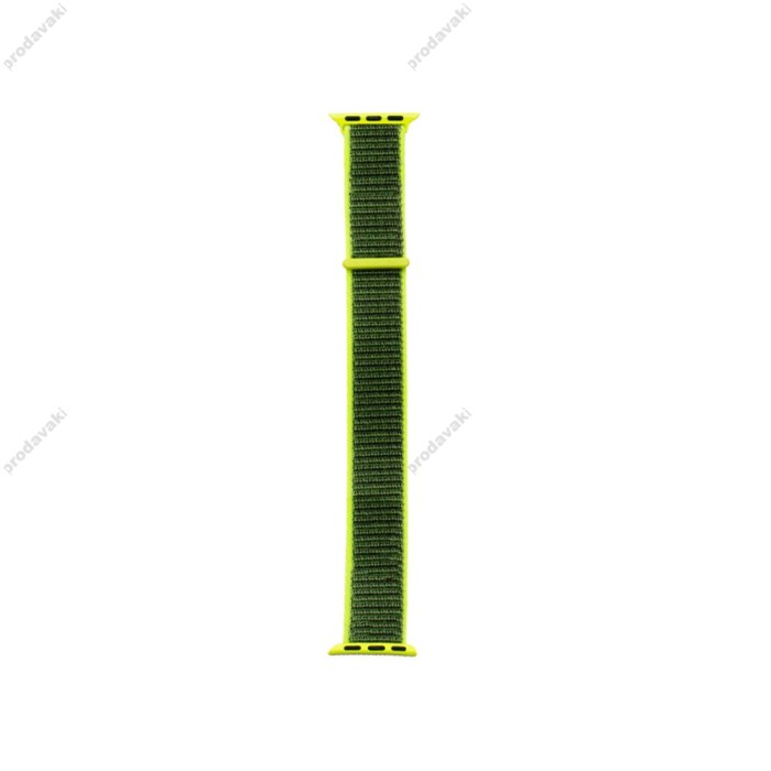 Ремінець для Apple Watch Nylon Loop 38mm/40mm/41mm салатовий