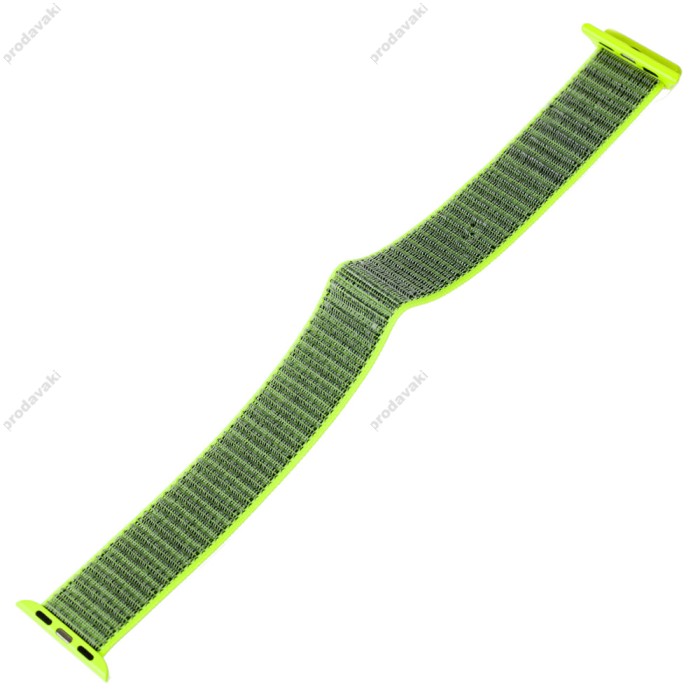 Ремінець для Apple Watch Nylon Loop 38mm/40mm/41mm салатовий