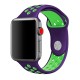 Ремешок для Apple Watch Sport Nike+ 38mm / 40mm / 41mm фиолетово-зеленый