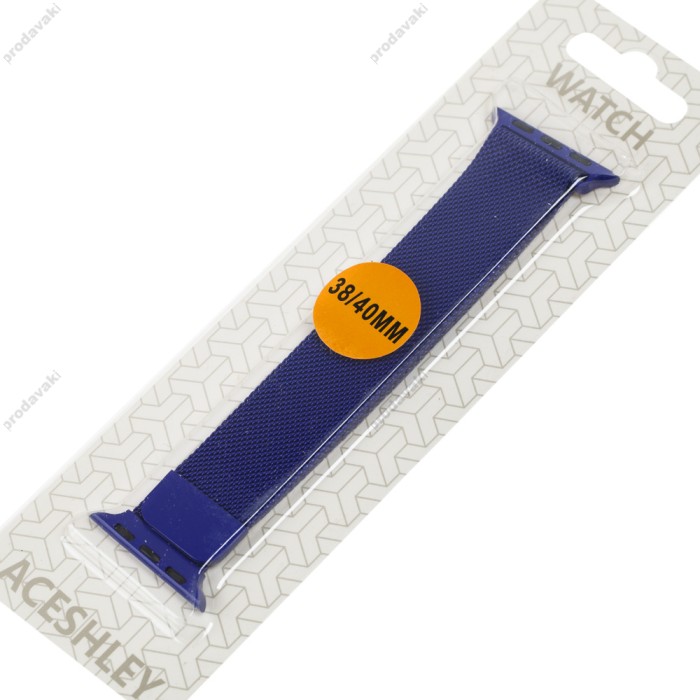 Ремінець для Apple Watch Milanese Loop 38mm/40mm/41mm ультрасиній
