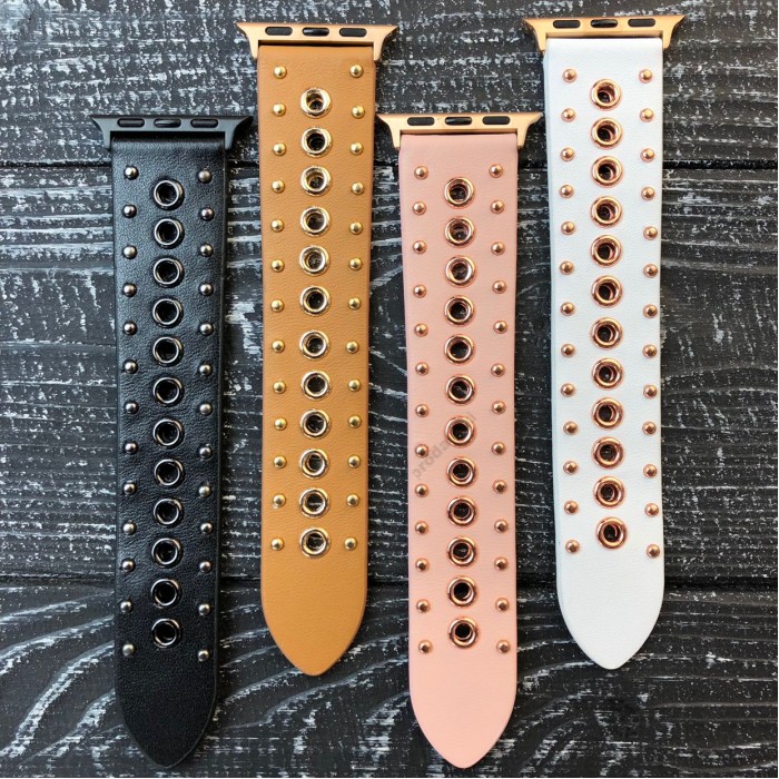Ремінець Apple Watch Leather &amp; Rings 42mm/44mm/45mm