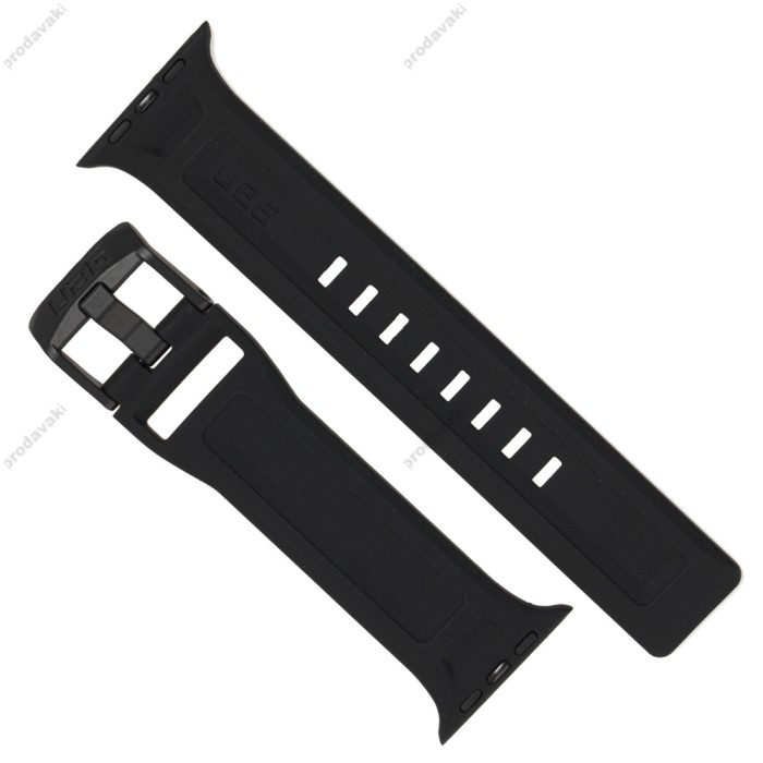 Ремінець для Apple Watch UAG Silicone scout 42mm / 44mm / 45mm чорний