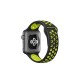 Ремінець для Apple Watch Sport Nike+ 38mm / 40mm / 41mm чорно-салатовий