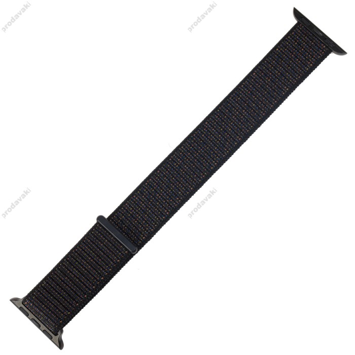 Ремінець для Apple Watch Nylon Loop 38mm/40mm/41mm чорний