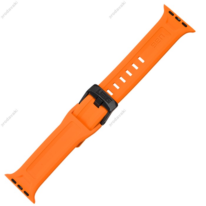 Ремінець для Apple Watch UAG Silicone scout 42mm / 44mm / 45mm помаранчевий