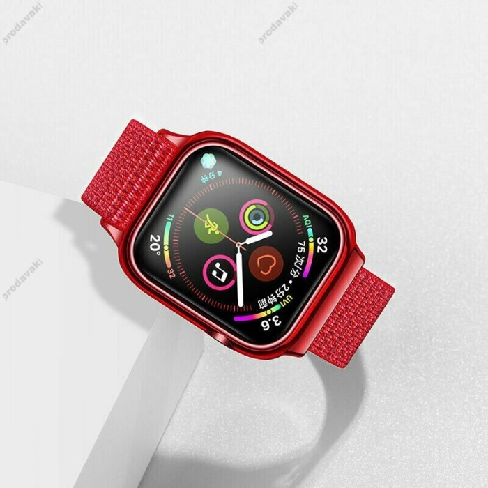 Ремінець для Apple Watch Usams Magnetic Loop 42mm/44mm/45mm червоний