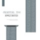 Нейлоновий ремінець Nylon loop 42mm/44mm/45mm для Apple Watch (Celestial teal)