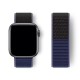 Нейлоновий ремінець Nylon loop 42mm/44mm/45mm для Apple Watch (Midnight Blue-Black)