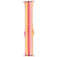 Ремінець Sport Band для Apple Watch 38mm / 40mm / 41mm pink / yellow lines