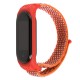 Ремінець для Xiaomi Mi Band 5 Nylon red/orange