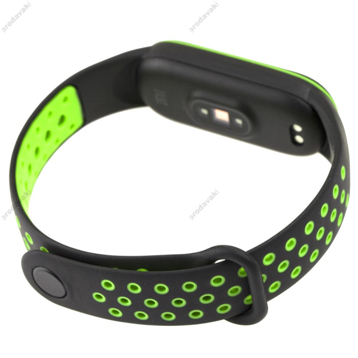 Ремінець для Xiaomi Mi Band 5 Sport Nike black / yellow