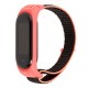 Ремінець для Xiaomi Mi Band 5 Nylon coral/black