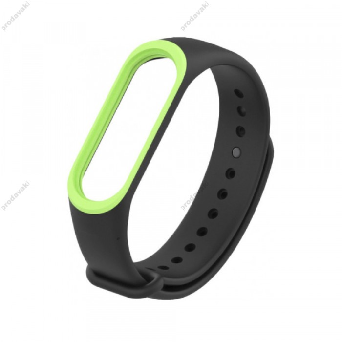 Ремінці Xiaomi Mi Band 5 RIM Black-green