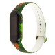 Ремінець для Xiaomi Mi Band 5 силіконова папороть