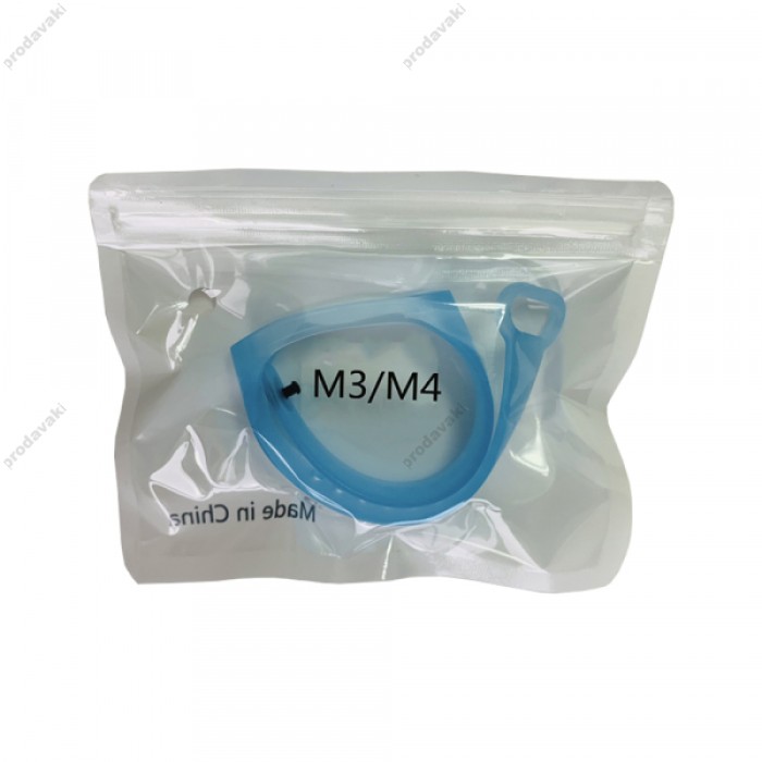 Ремінці Xiaomi Mi Band 3/4 NEON CLEARE Blue