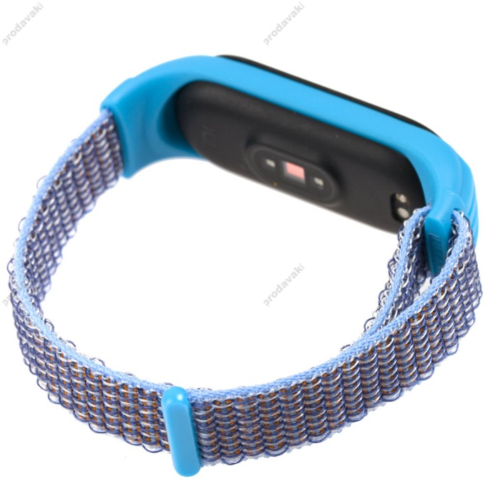 Ремінець для Xiaomi Mi Band 5 Nylon blue magic